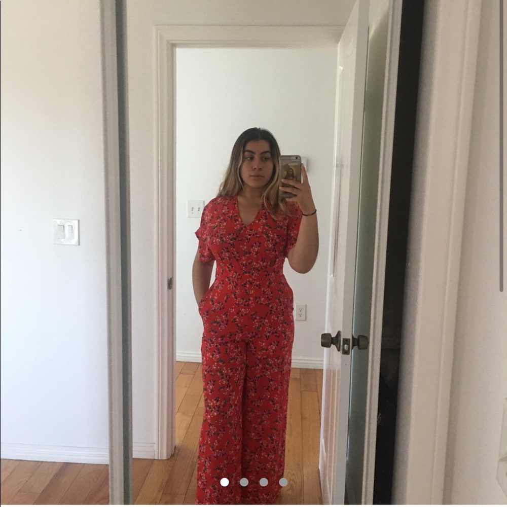 Miami brand red floral Jumper